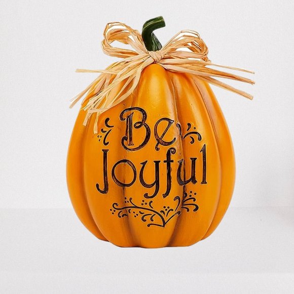 Pumpkin Fall Decor Set Halloween Thanksgiving Mantel Table Decoration Accent New - Picture 3 of 4